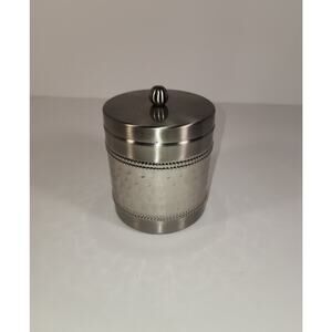 NuSteel Hudson Luxury Bathroom Accessory Canister Handmade